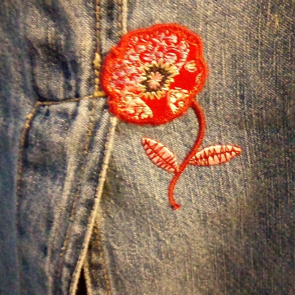 French Cuff jean skirt - Picture 2 of 5